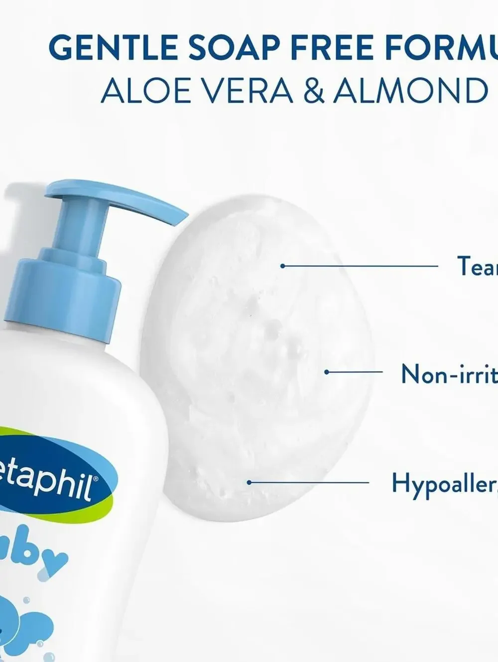 Cetaphil Baby Wash And Shampoo Tear Free Sensitive Skin 13.5oz